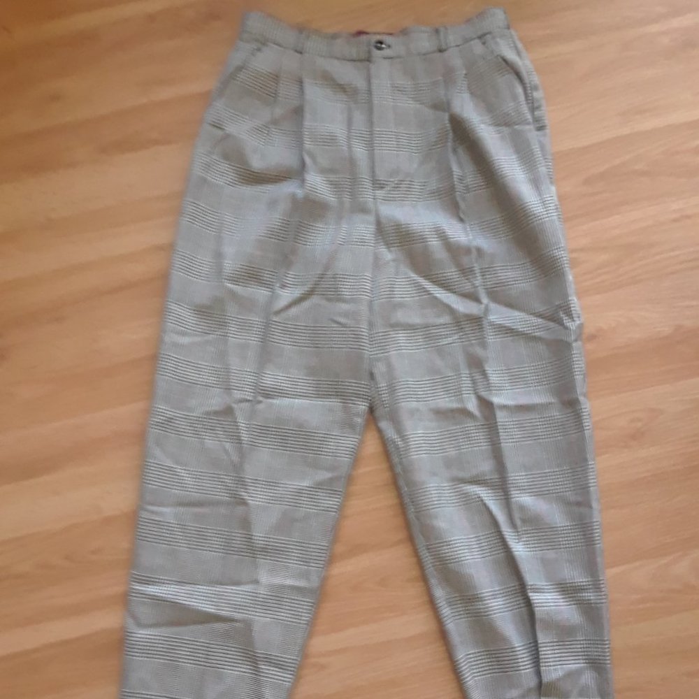 Black and White Plaid Pants (3 for $12)